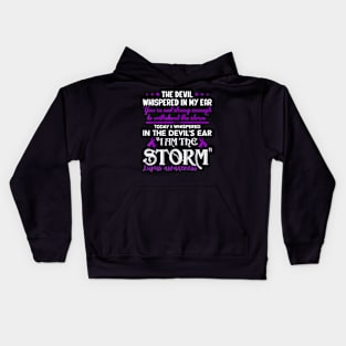 I'm the storm, I'm strong Kids Hoodie